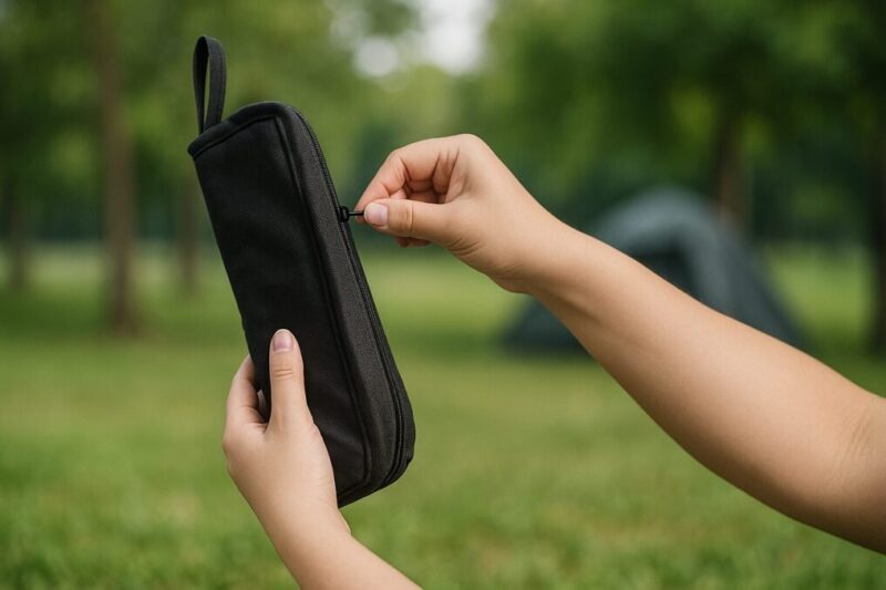 10秒でできる組み立てファスナーを開ける初めの一歩イメージ