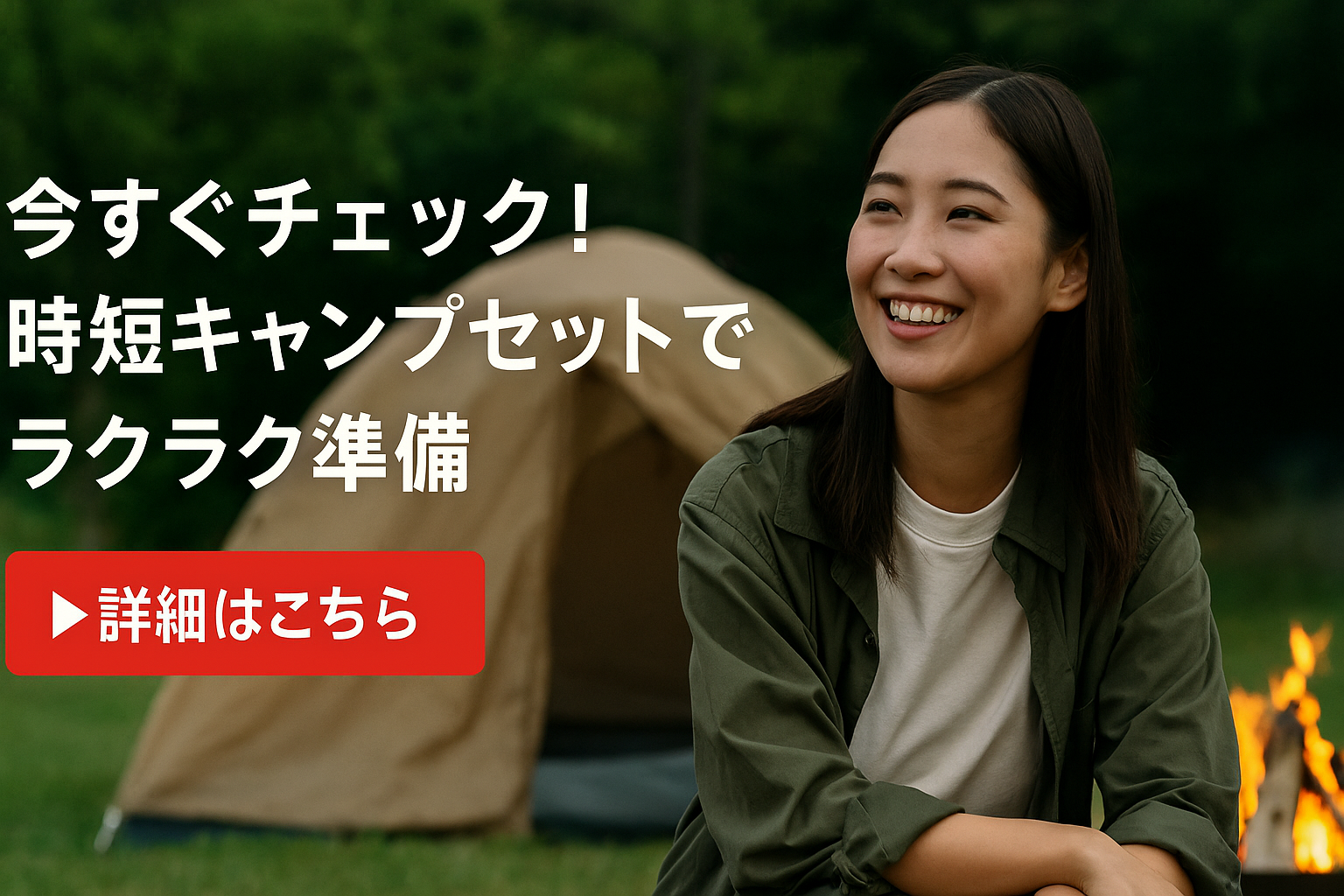 今すぐチェック！時短キャンプセット