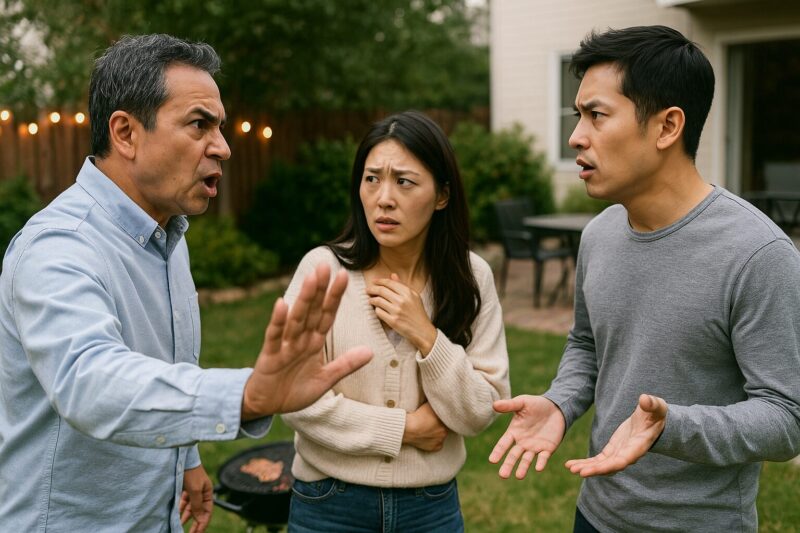 近所の人とトラブルになっている画像イメージ