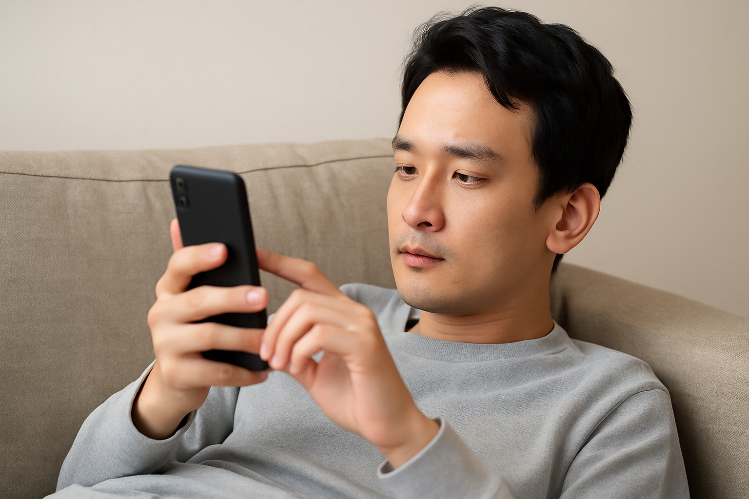 口コミ評価を調べている写真