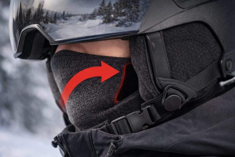 フィット不良による隙間風などデメリットを示すイメージ