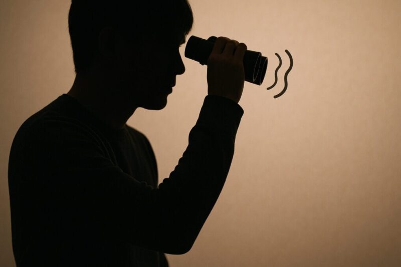 12倍はよく見える一方で手ブレが増えやすいことをイメージできる構図。