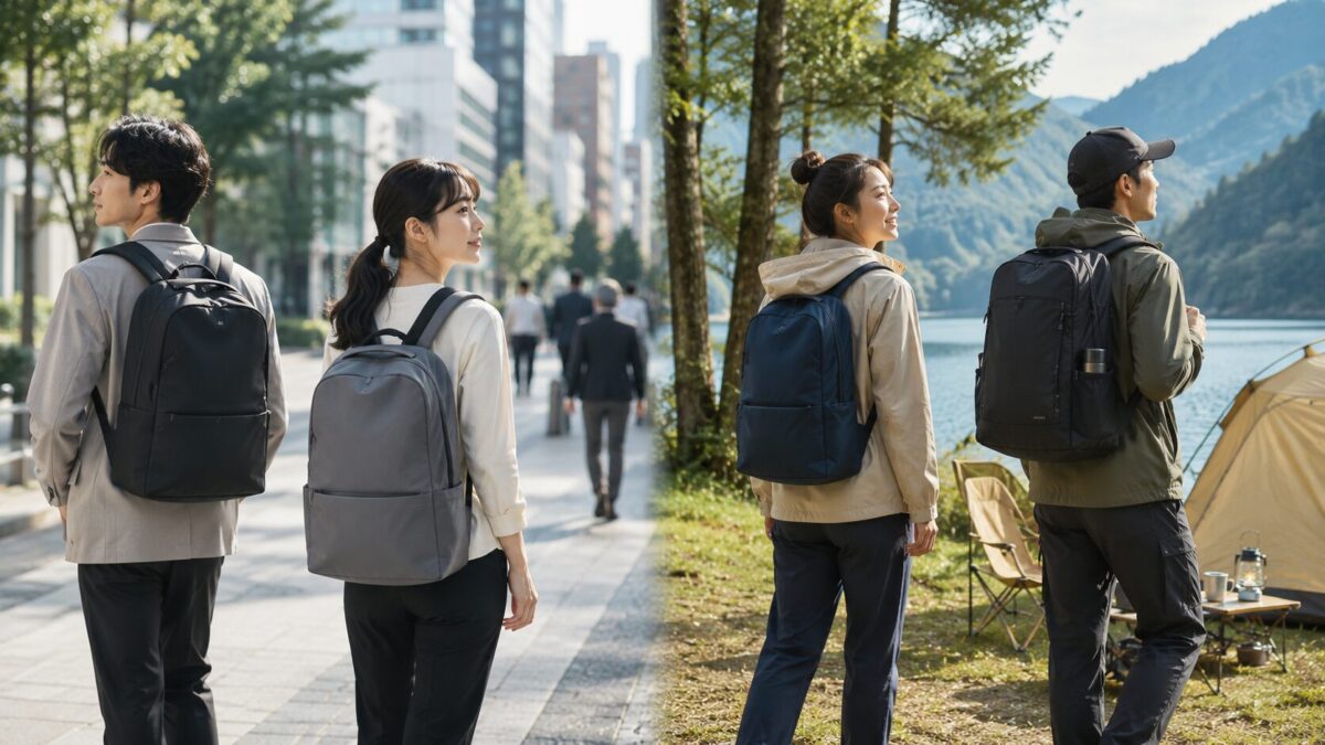 街でも外遊びでも使いやすいシンプルなリュックサックの選び方