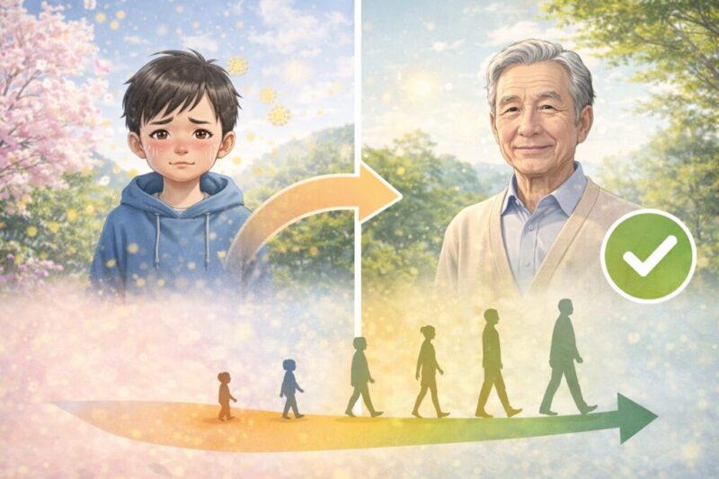 花粉症の体質変化と無理しない向き合い方のイメージ