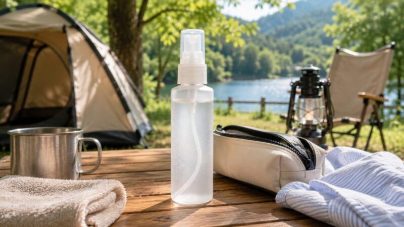 屋外レジャー後の保湿リセットに使う全身用ミスト