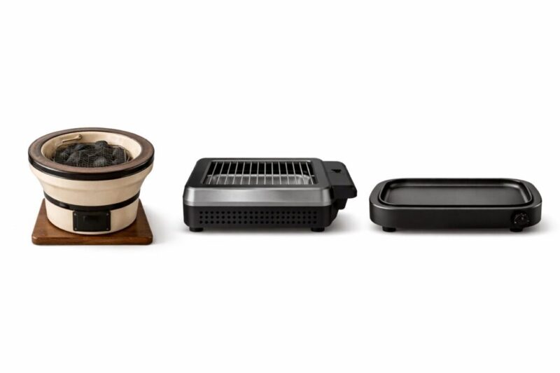 七輪と少煙グリルとホットプレートの違いを比較