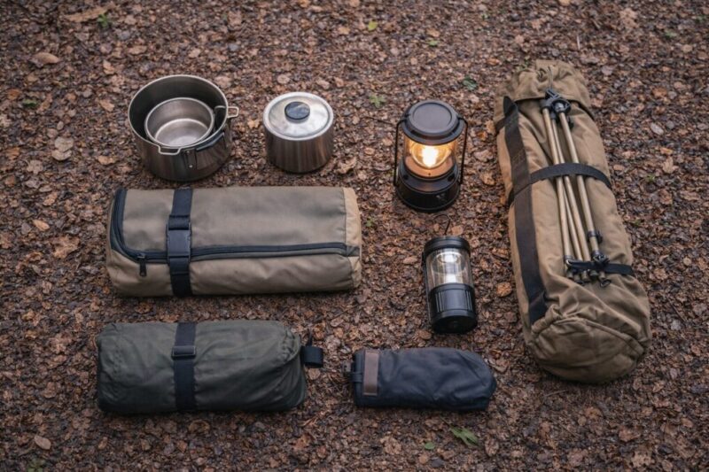 ひとつで複数役こなす兼用キャンプギアの例