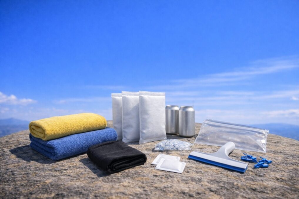 結露・湿気対策｜冬キャンプ・車中泊の結露ストレスを減らす