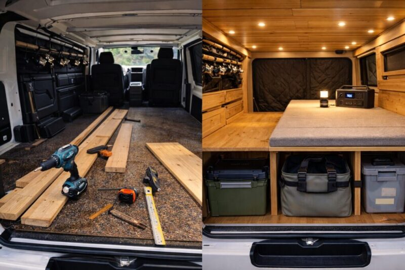 DIY仕様とショップ完成仕様の違いを示す比較イメージ