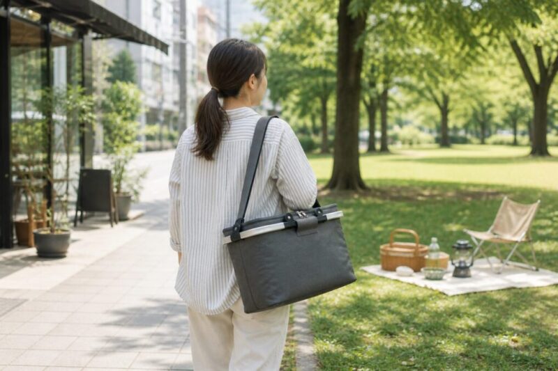 普段使いとピクニックに合うおしゃれな保冷トートバッグ