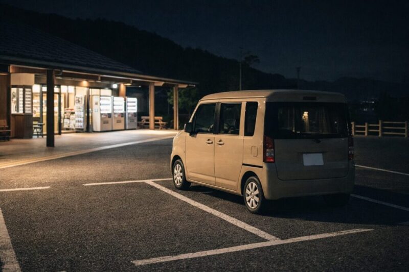 道の駅で車中泊前に確認したい利用マナーと休憩のイメージ