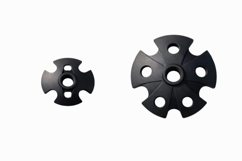 通常バスケットとスノーバスケットの大きさの違いを比較した画像