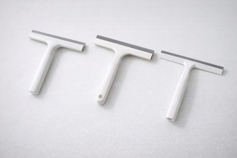 形状の異なる複数の水切りワイパー比較