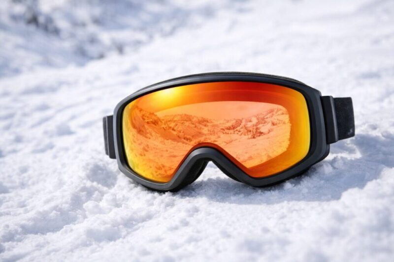 オレンジ系レンズが見やすい理由を表すイメージ