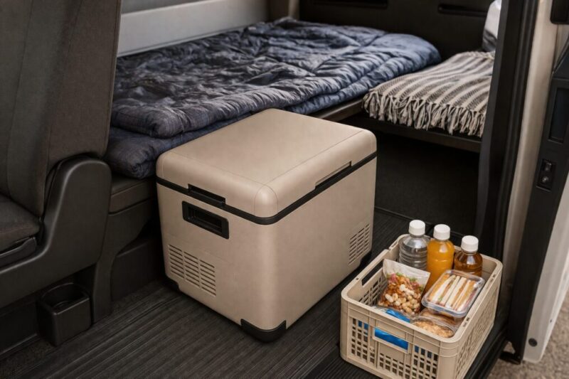 初心者が使いやすい18Lクラスの車中泊用冷蔵