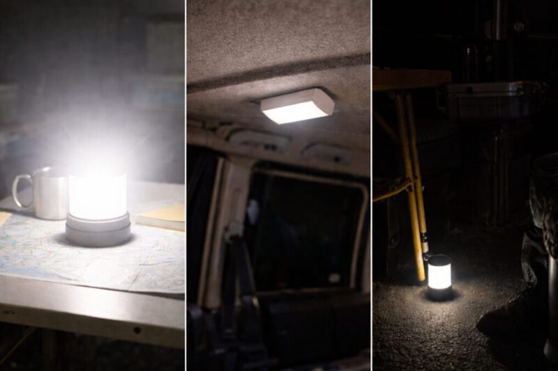 車中泊で100均ライトを使うときの失敗例がわかるイメージ