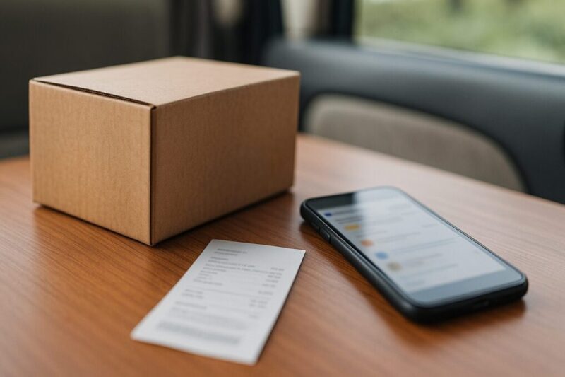 販売元や返品条件を確認して安心して買うためのイメージ