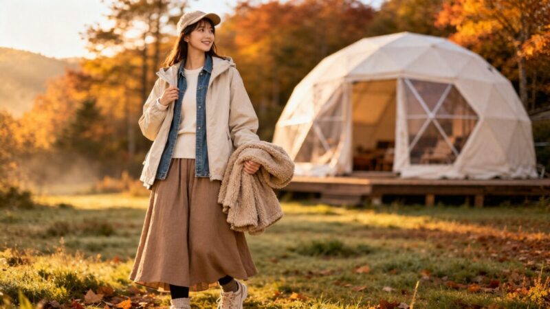 最高気温24度の日に向く秋の服装アイテム例