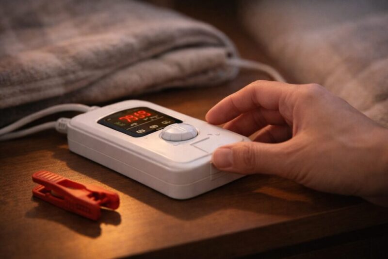 焦げ臭い・熱ムラなど異常サインをチェックするイメージ