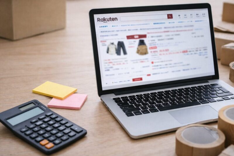 通販で総額や条件を計算しながら購入判断をするイメージ