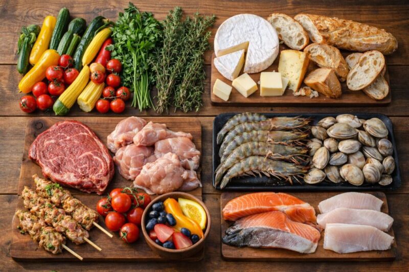 見た目と美味しさを両立しやすいグランピング向け食材の一覧