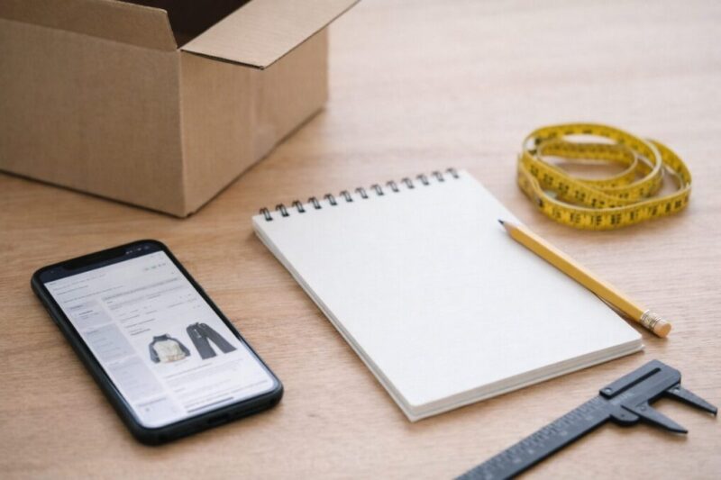 通販で購入する前に条件を整理して確認するイメージ