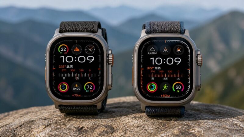登山向けスマートウォッチの新旧モデル比較
