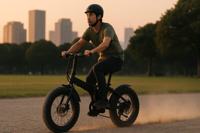 オフロードを走るMOVEファットバイクイメージ