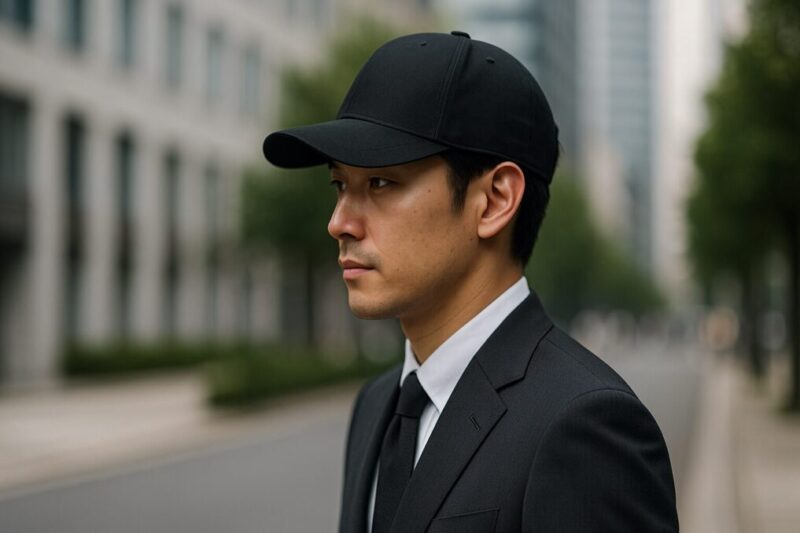 スーツに合わせる際の色と形の選び方。