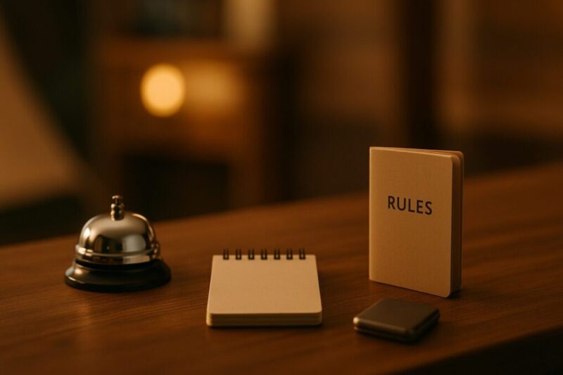 トラブル時に運営へ確認して判断を仰ぐイメージ。