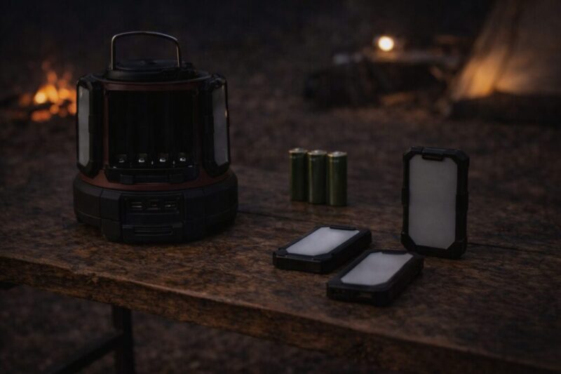 パネルライトの充電トラブルを切り分けるイメージ