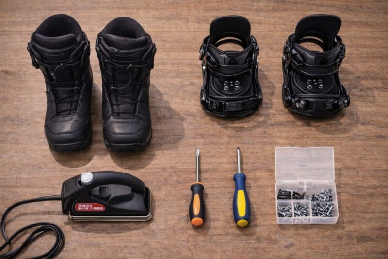 自分で取り付ける時に用意したい工具とパーツの一覧イメージ