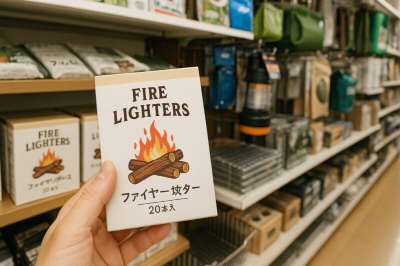 ファイヤーライターズ 100均の売り場位置イメージ