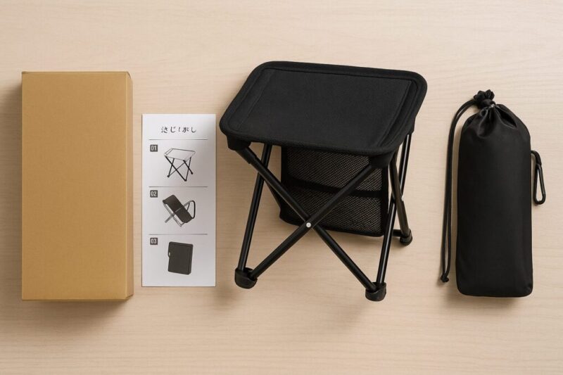 ブランドの流通とサポートを連想できる同梱物のイメージ