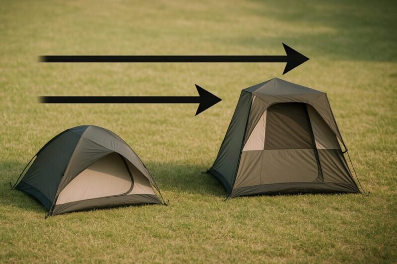 ペグなし運用での自立式の条件と限界