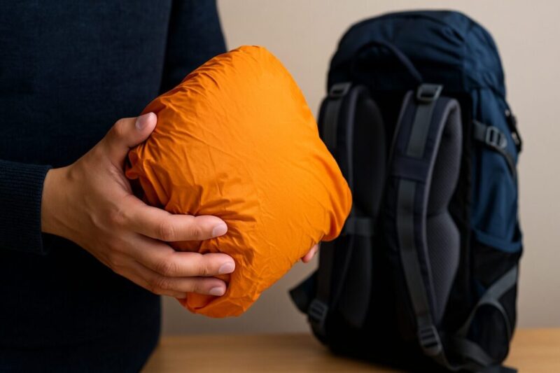 レインカバー到着後に行う品質チェックの例