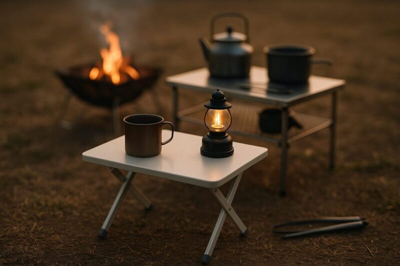 低価格ミニテーブルをサブ用途で安全に使うイメージ。