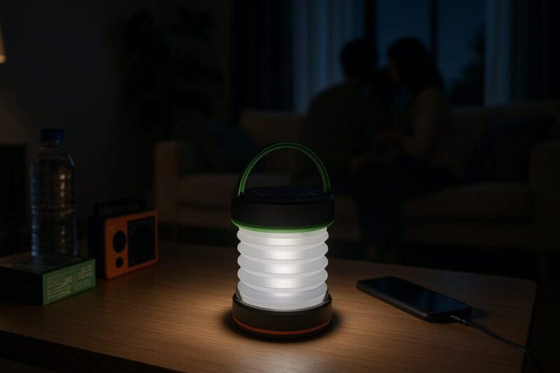 停電時に役立つEENOURソーラーランタンイメージ