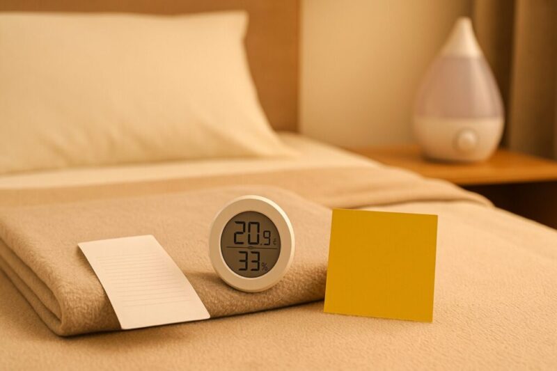 安全に配慮して電気毛布を使うためのチェックイメージ