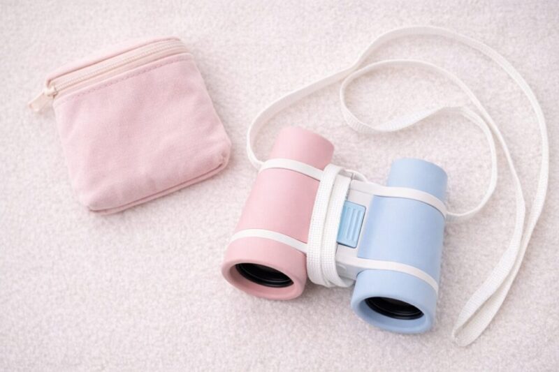 持ち歩きやすいTGC系の双眼鏡を想起させるパステル双眼鏡のイメージ
