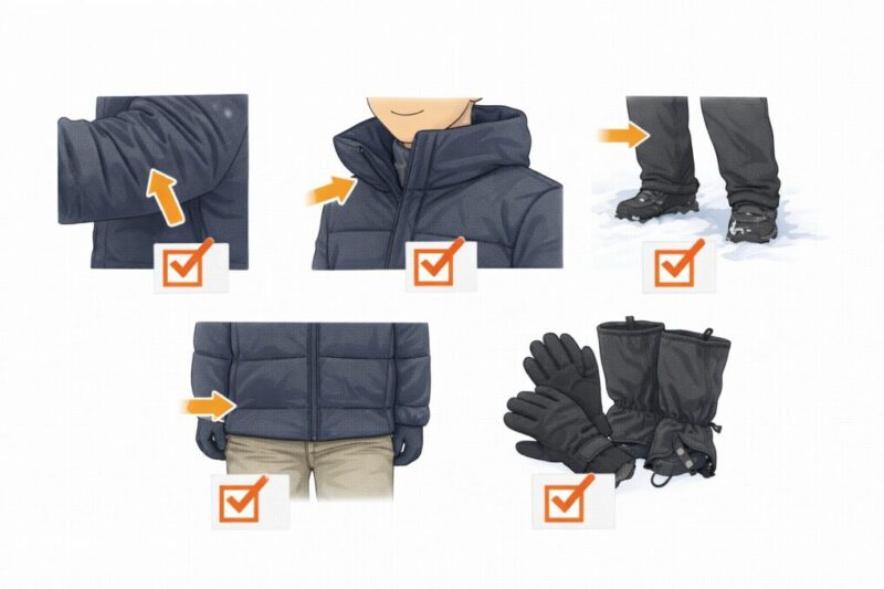 普段着流用で確認したい袖口や首元や裾丈のチェックポイント