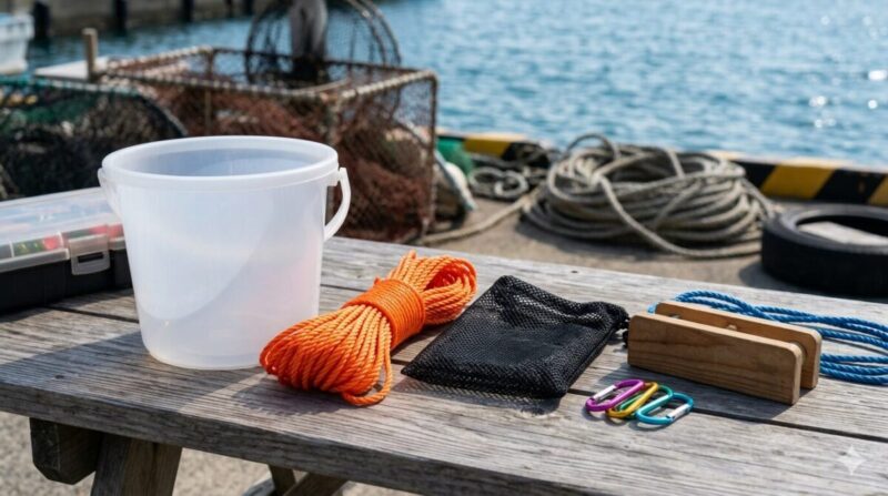 水汲みバケツの代用品候補。