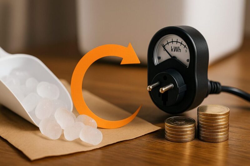 氷1kgの電気代を概算するイメージ。