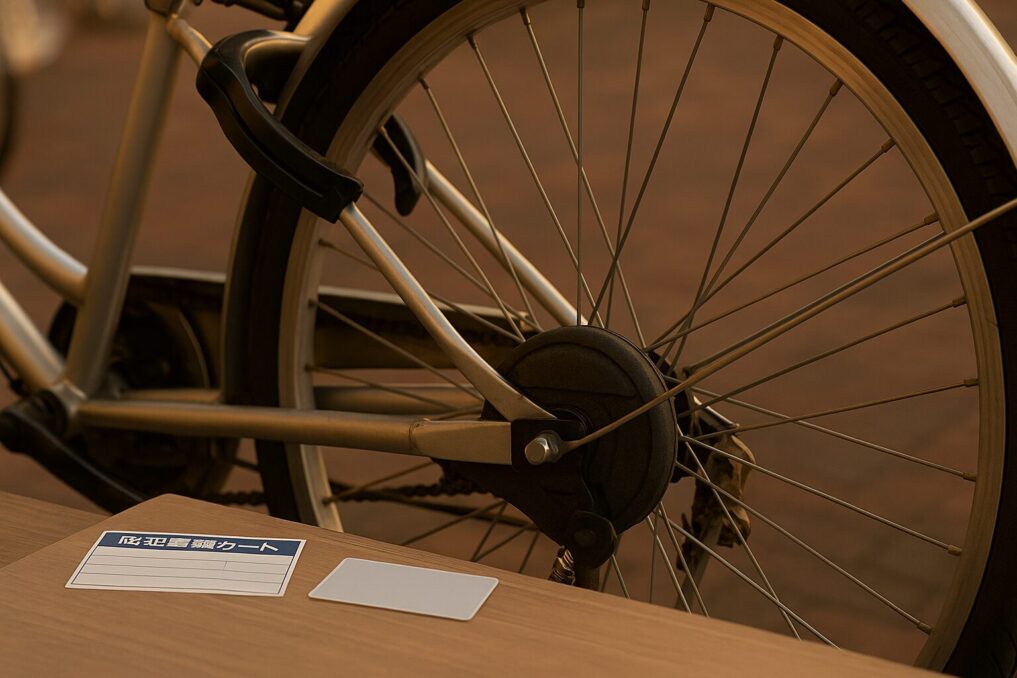 自転車ロックのトラブルを正規ルートで解決するイメージ