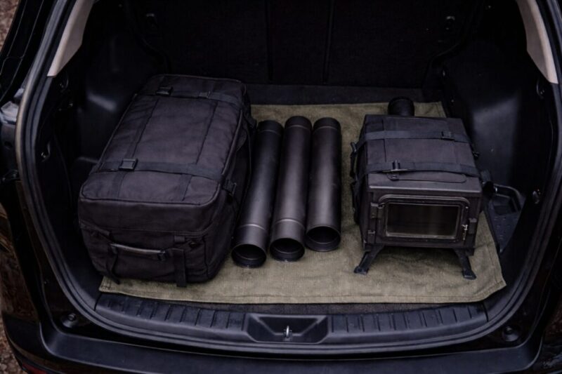 薪ストーブ運用の荷物量と積載イメージ