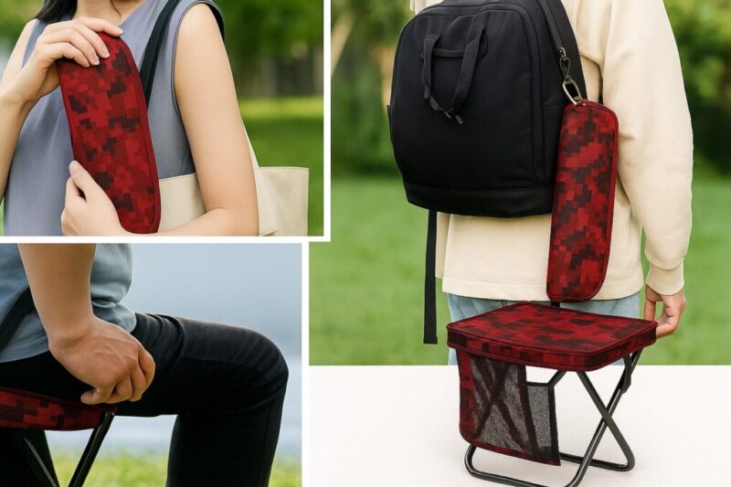 軽量×コンパクトの携行イメージ。