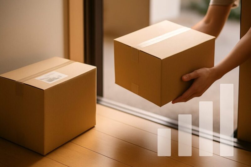 通販ランキングで比較検討するイメージ